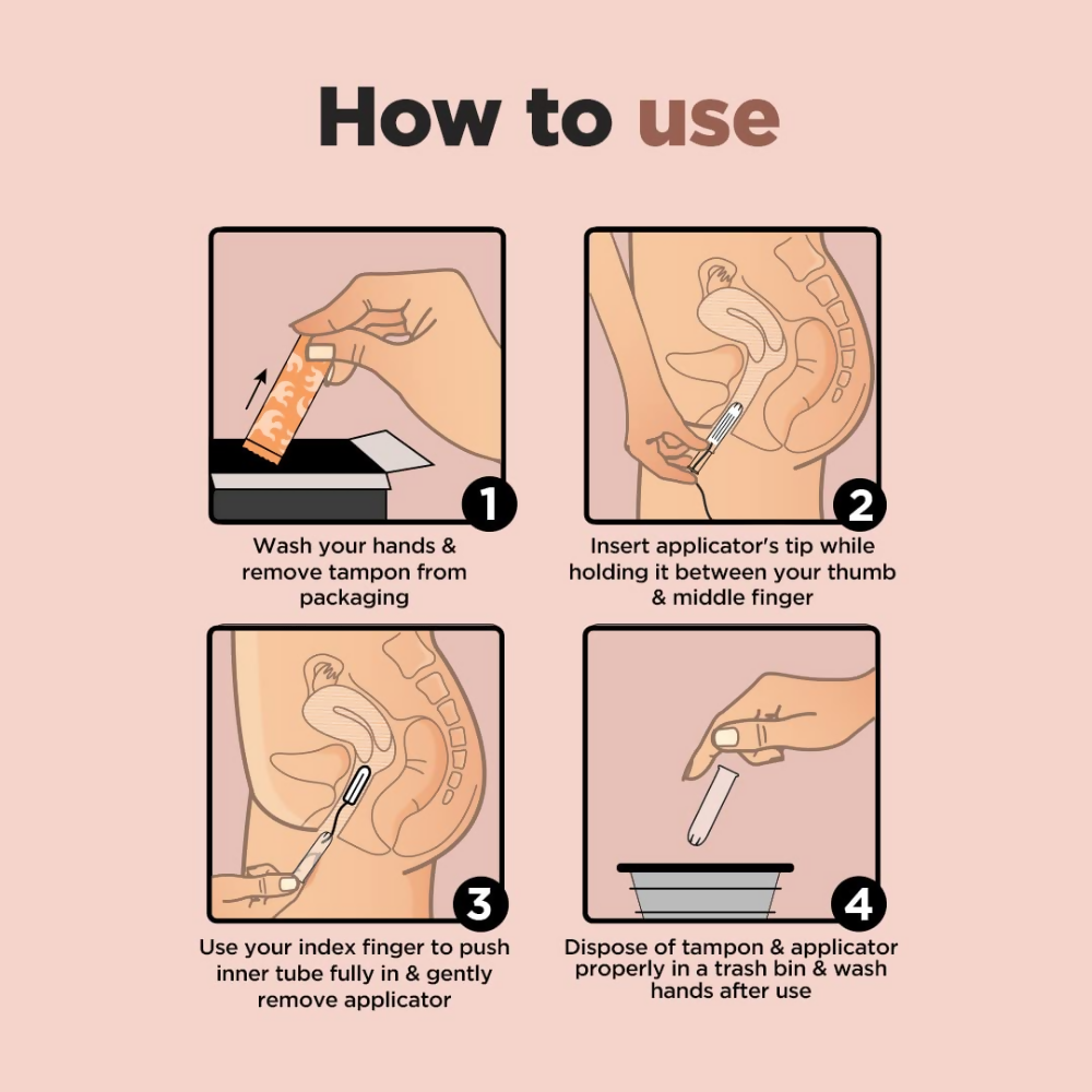 Pee Safe Applicator Tampons