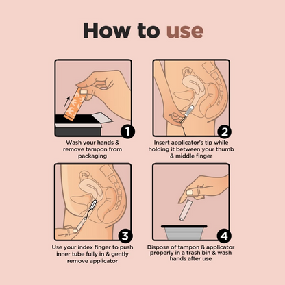 Pee Safe Applicator Tampons