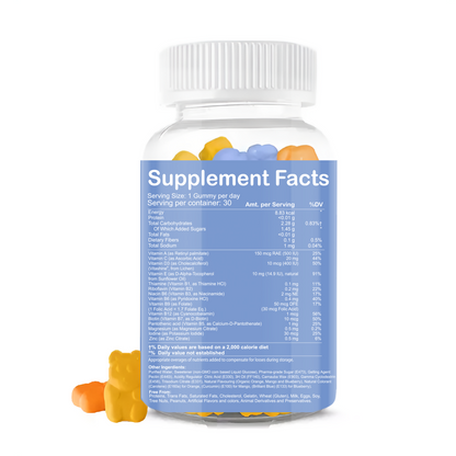 Zenius Kids Multivitamin Mixed - Mango, Blueberry, Orange Gummies