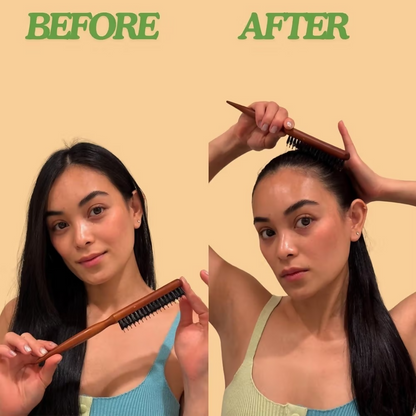 Bronson Professional Back Combing Teasing Brush and Hair Finishing Brush