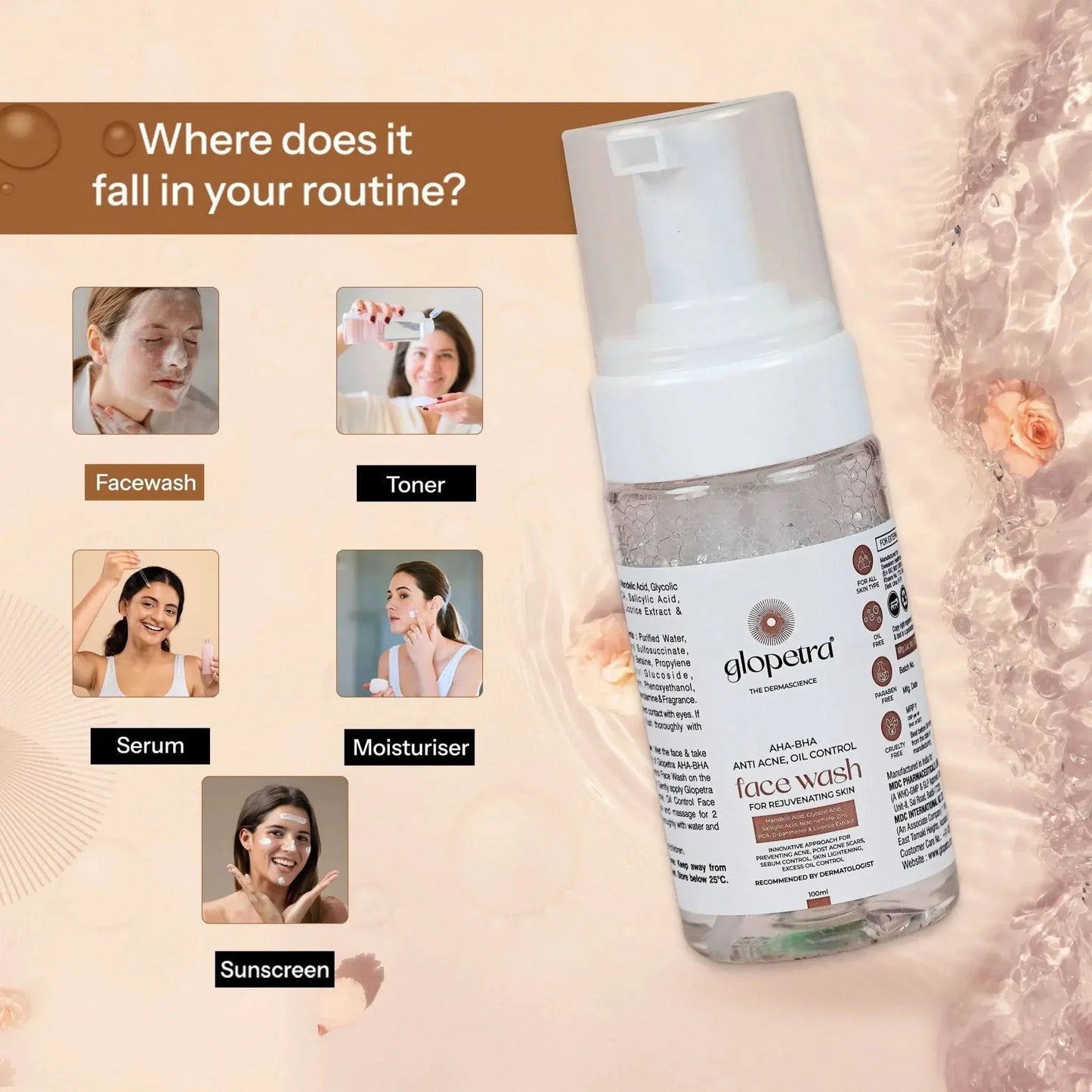 Glopetra Aha Bha Face Wash