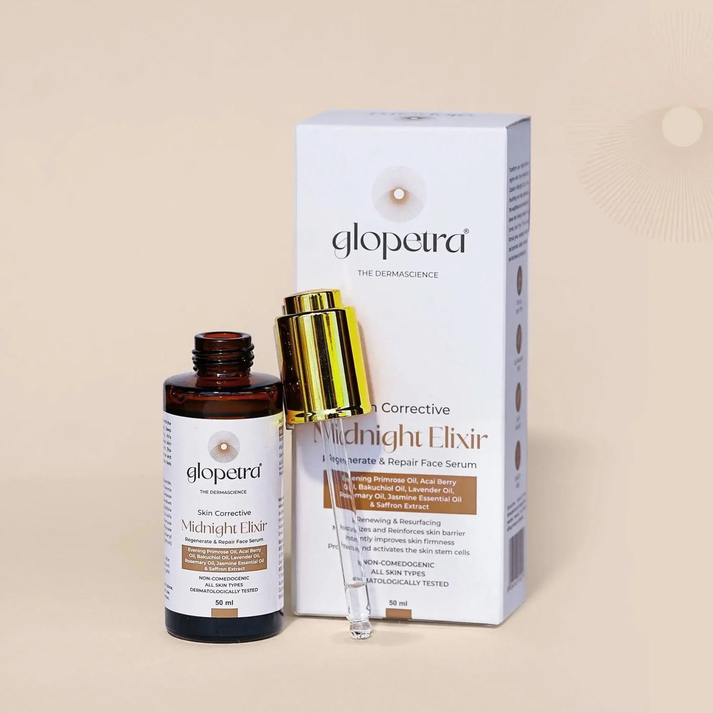 Glopetra Night Elixir Serum