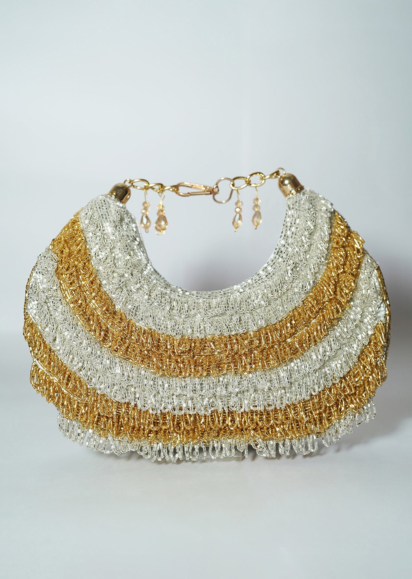 Gold Cutwork Dana Clutch
