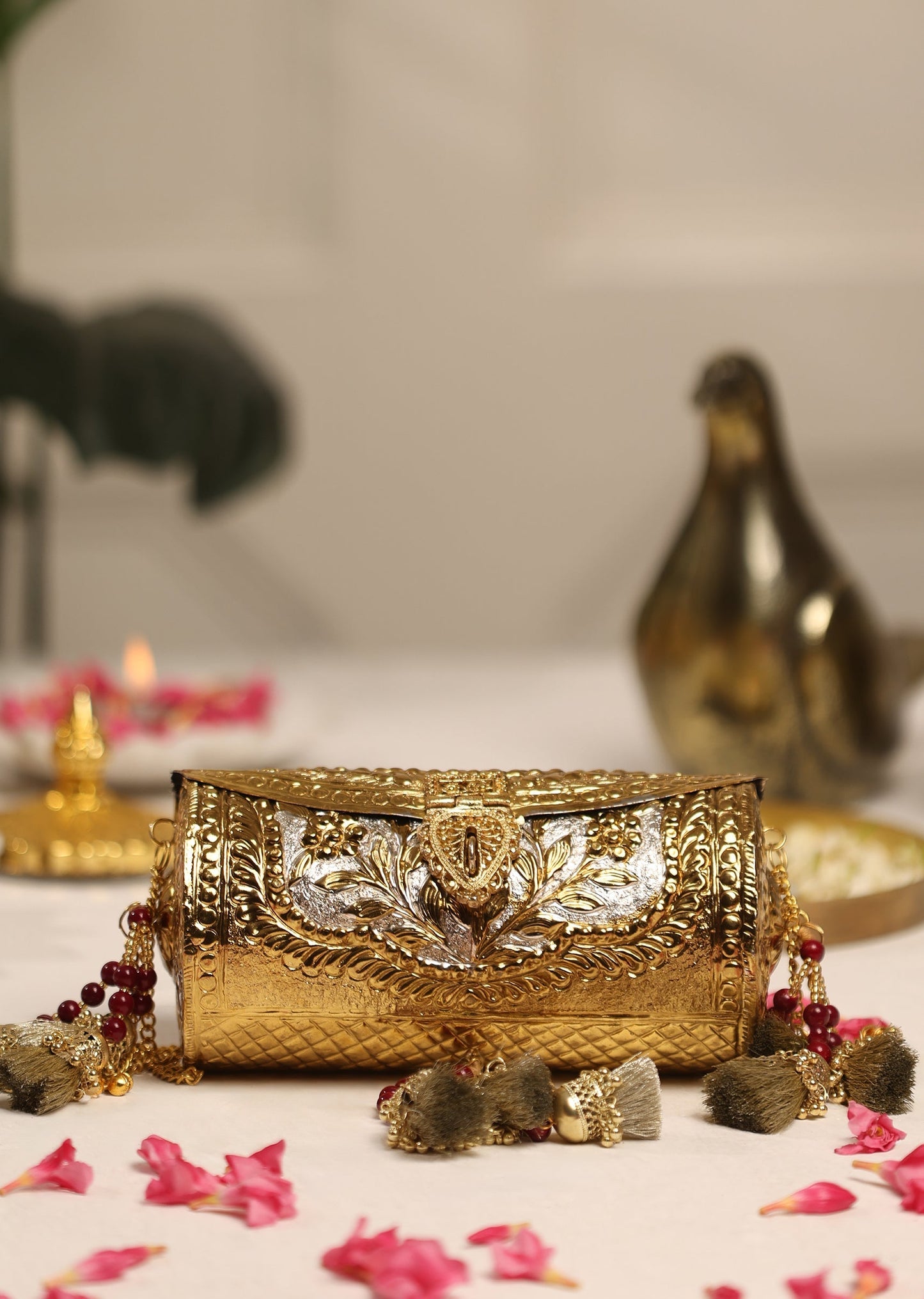 Gold Embellished Clutch