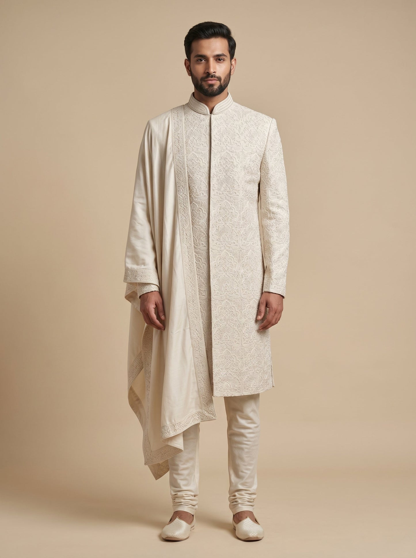 Gold Festive Sherwani