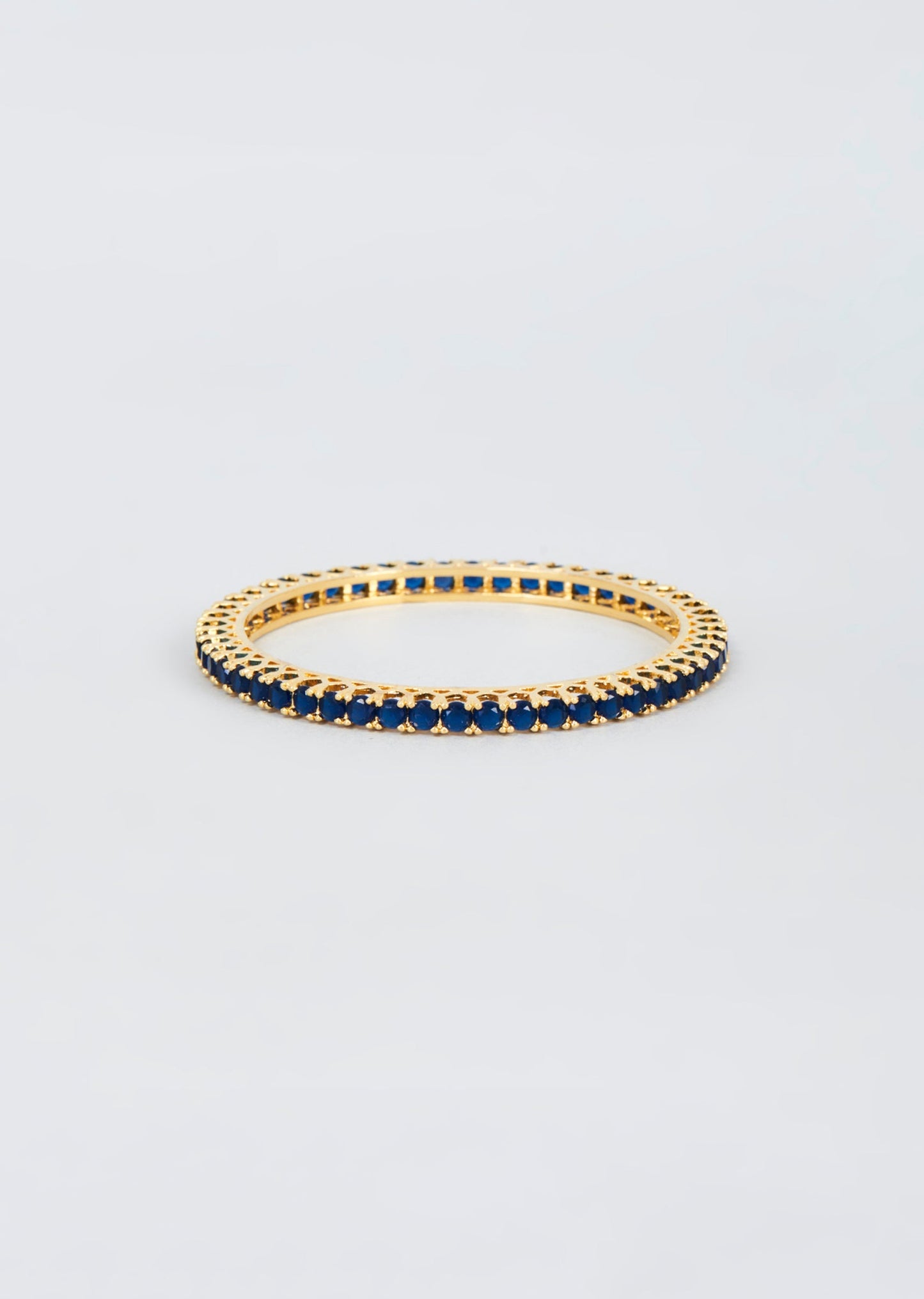 Gold Finish Modern Polki Bangle