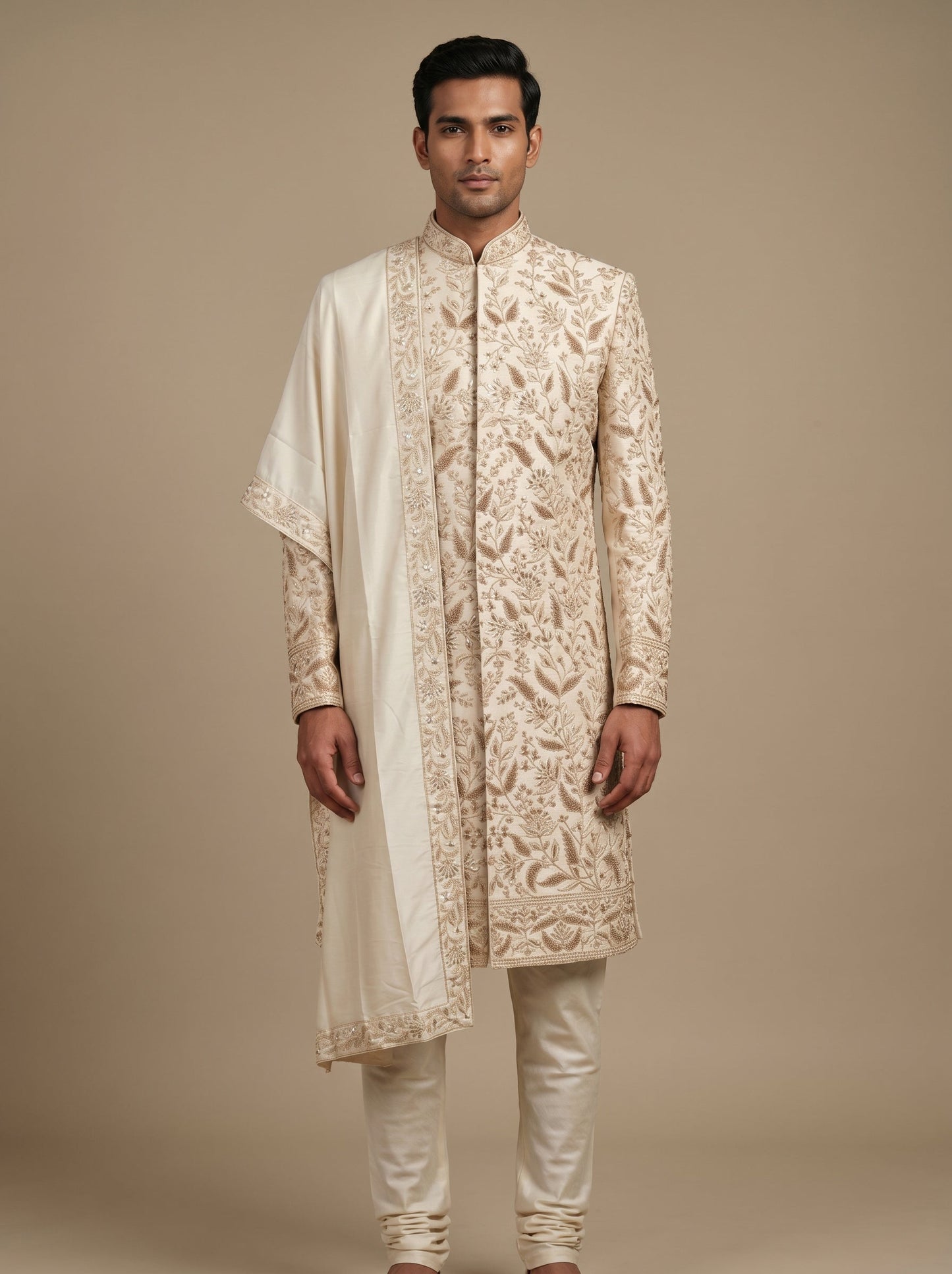 Gold Regal Sherwani