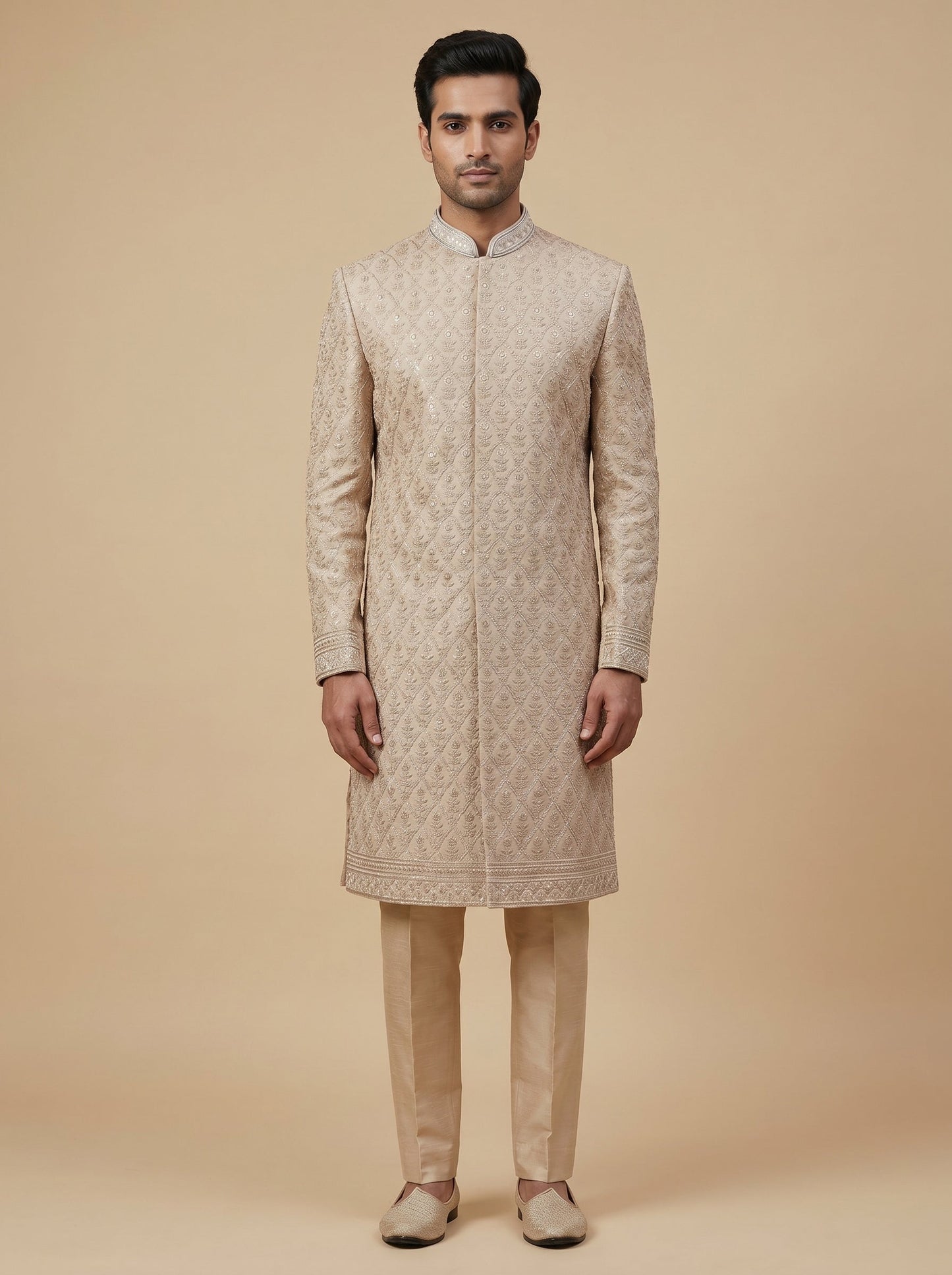 Gold Royal Jodhpuri Suit