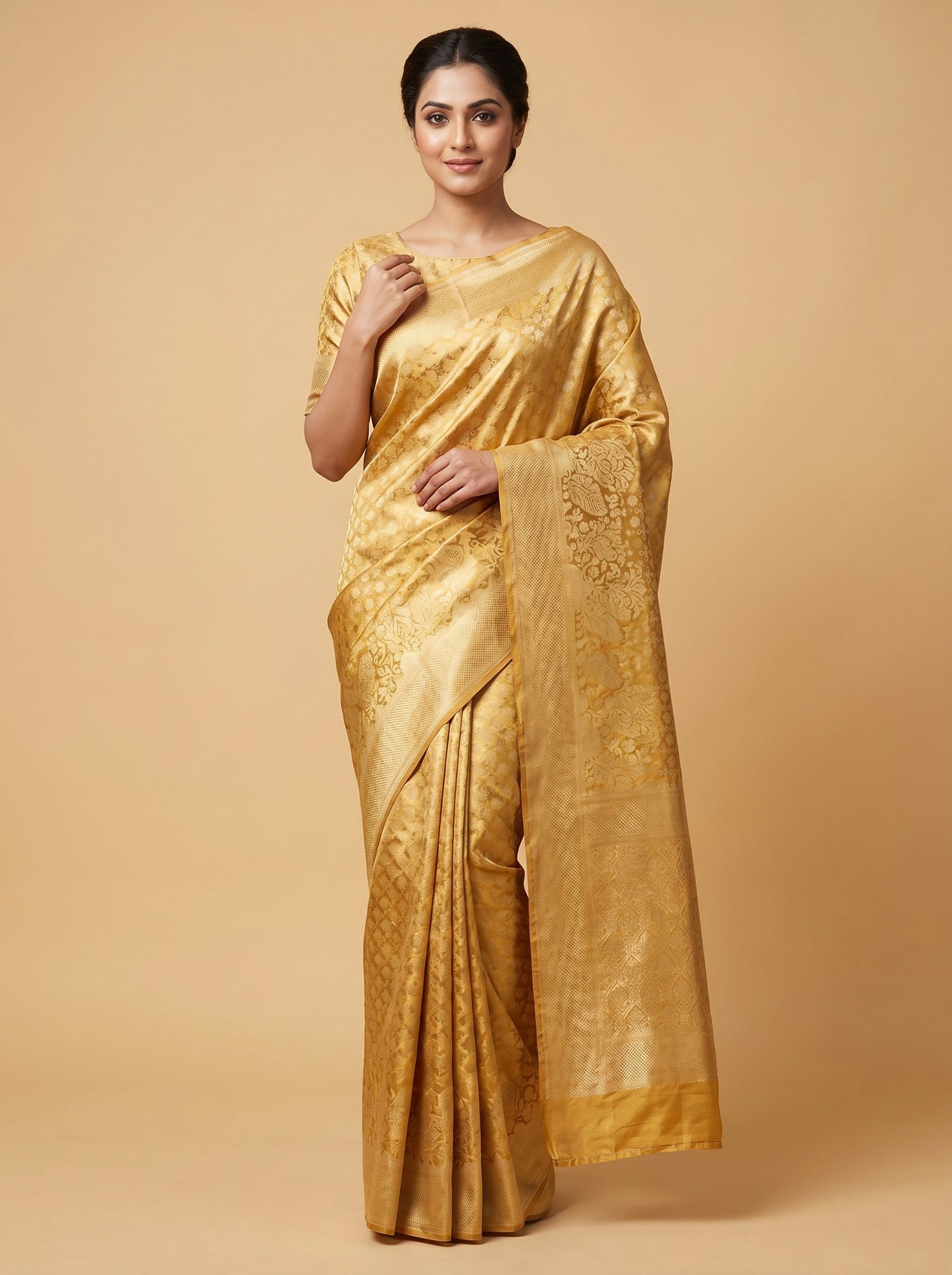 Gold Weave Handloom Saree