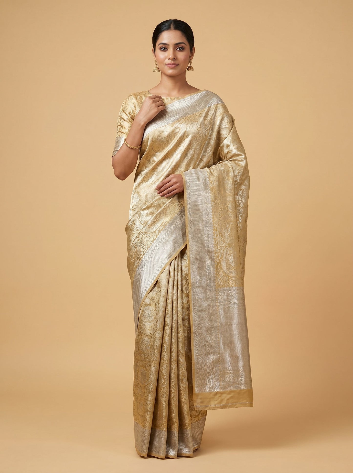 Golden Bliss Handloom Saree