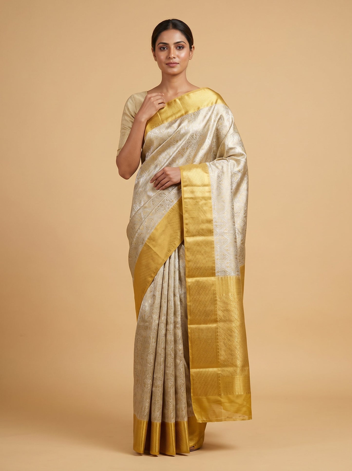 Golden Luxe Handloom Saree
