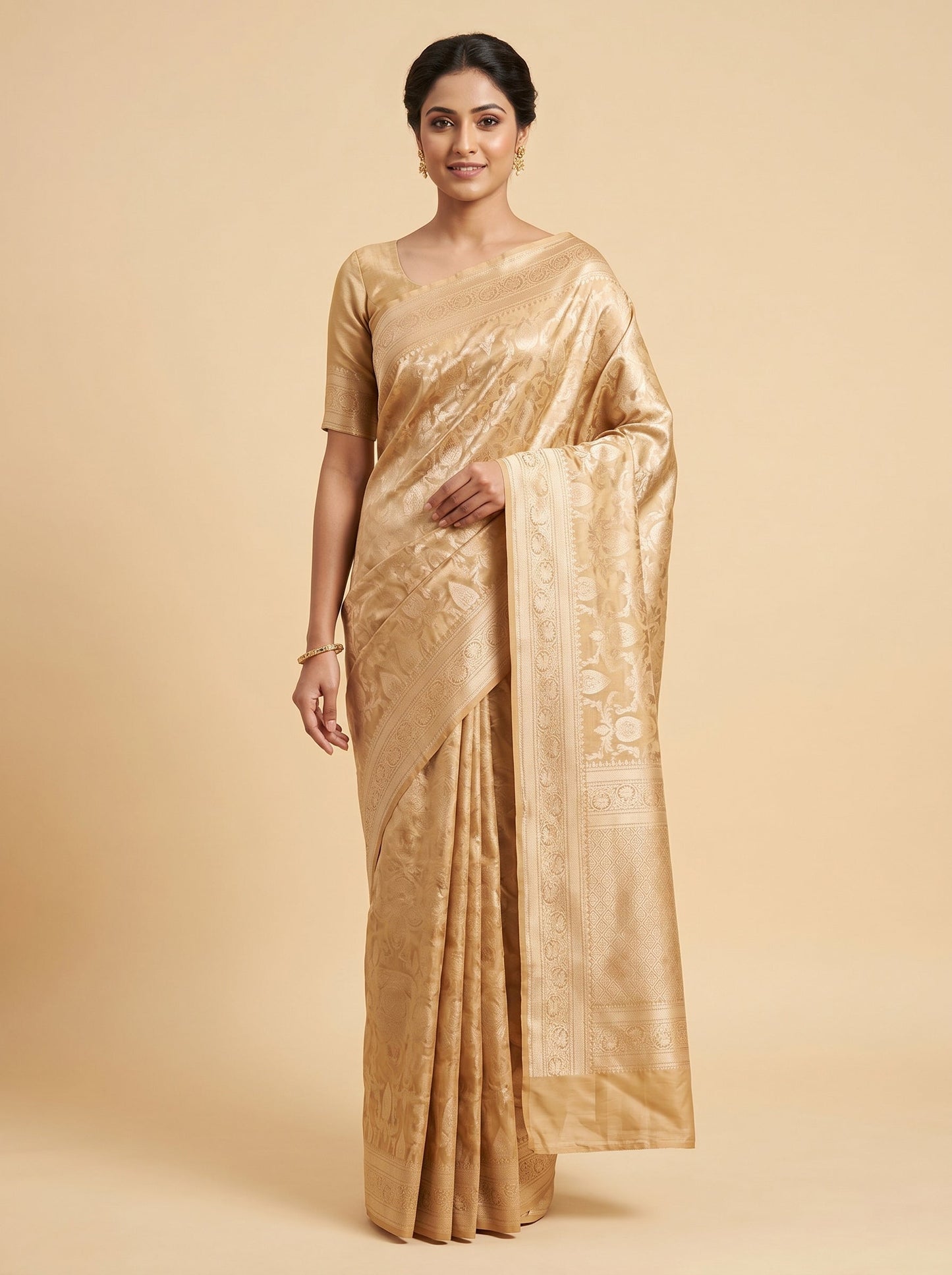 Golden Regal Elegance Saree