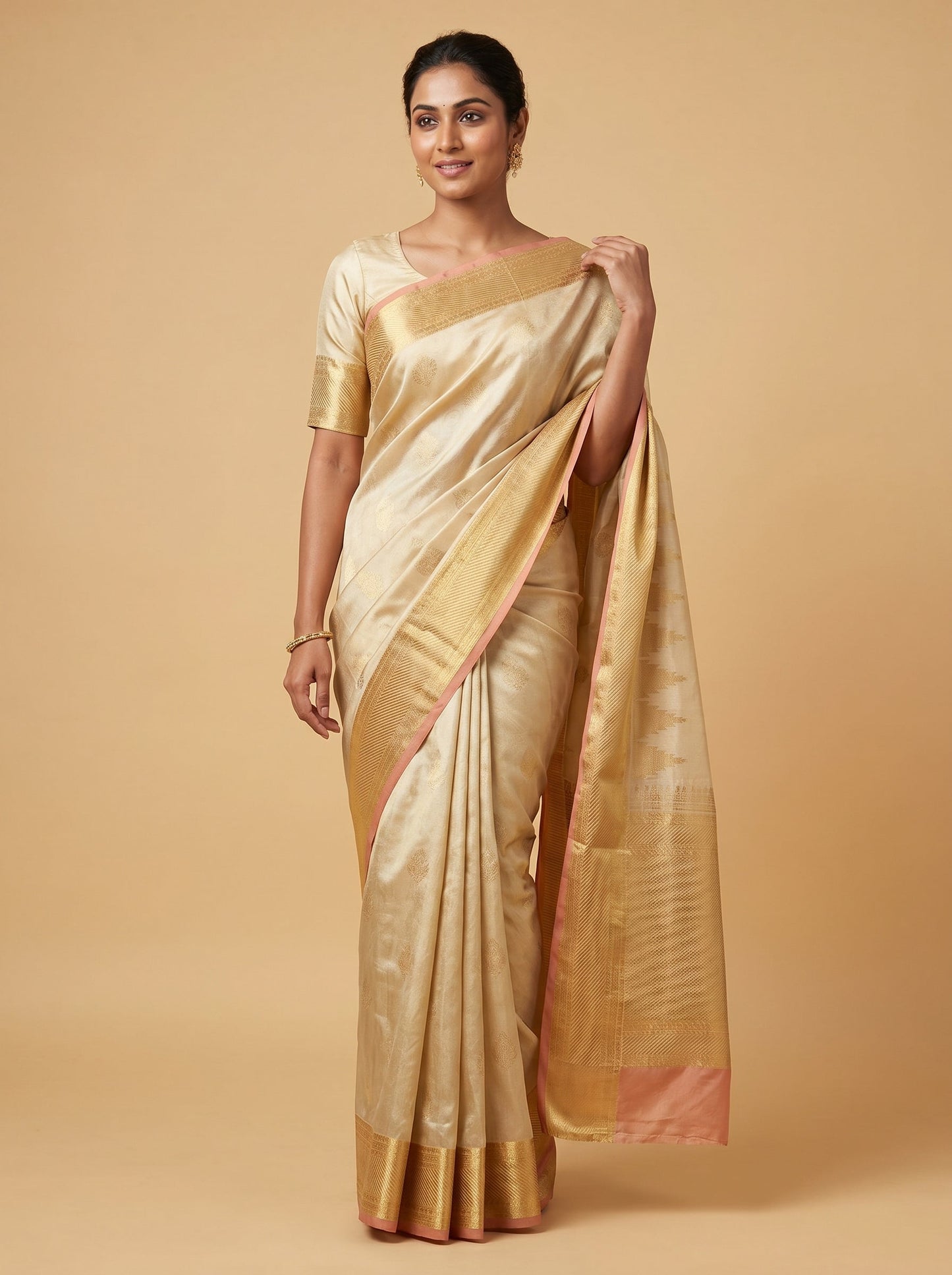 Golden Regal Glow Saree