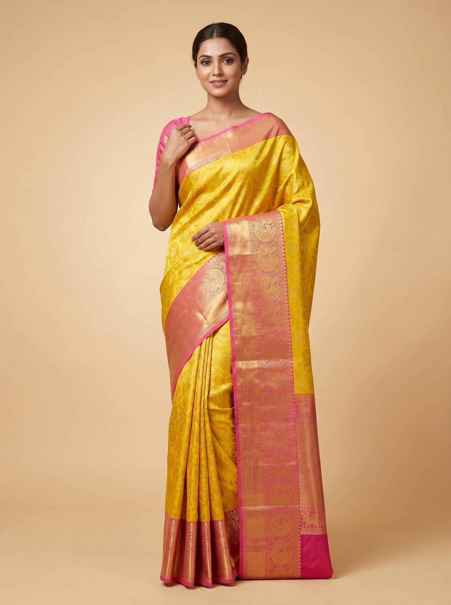 Golden Sunshine Saree