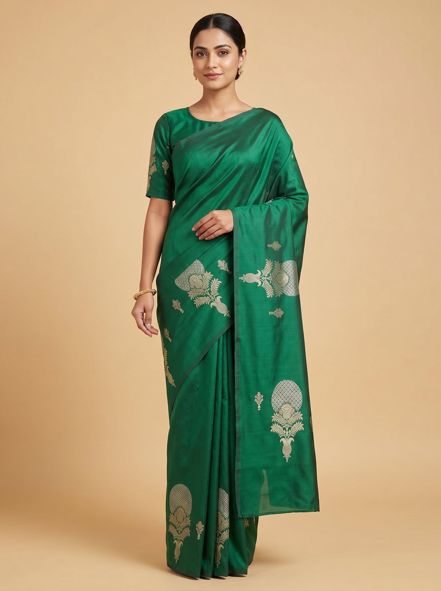 Green Artisan Grace Saree