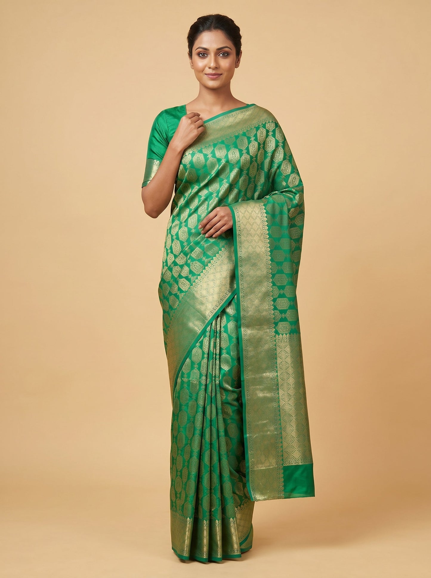 Green Eternal Weave Handloom Saree
