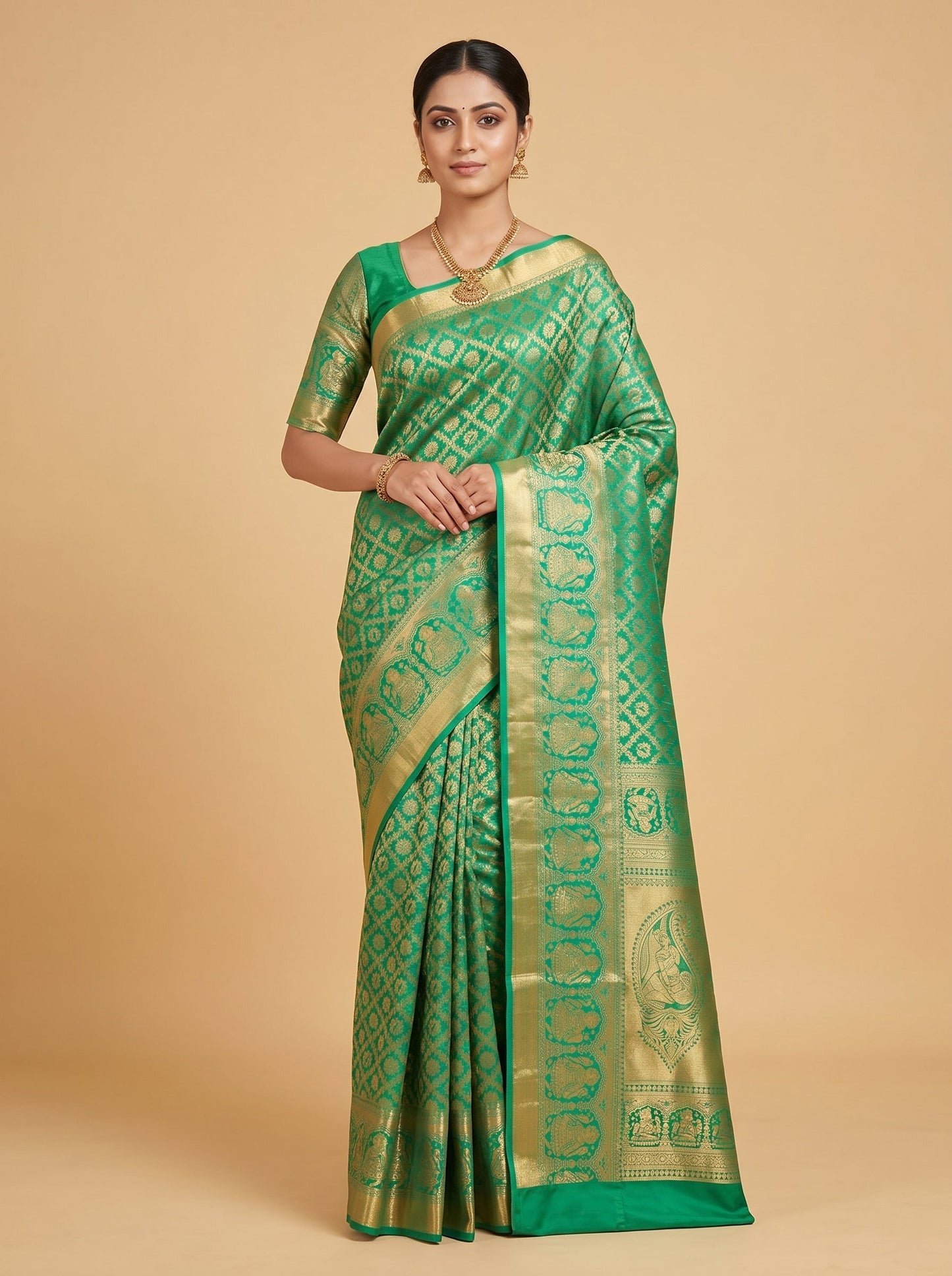Green Everyday Handloom Saree