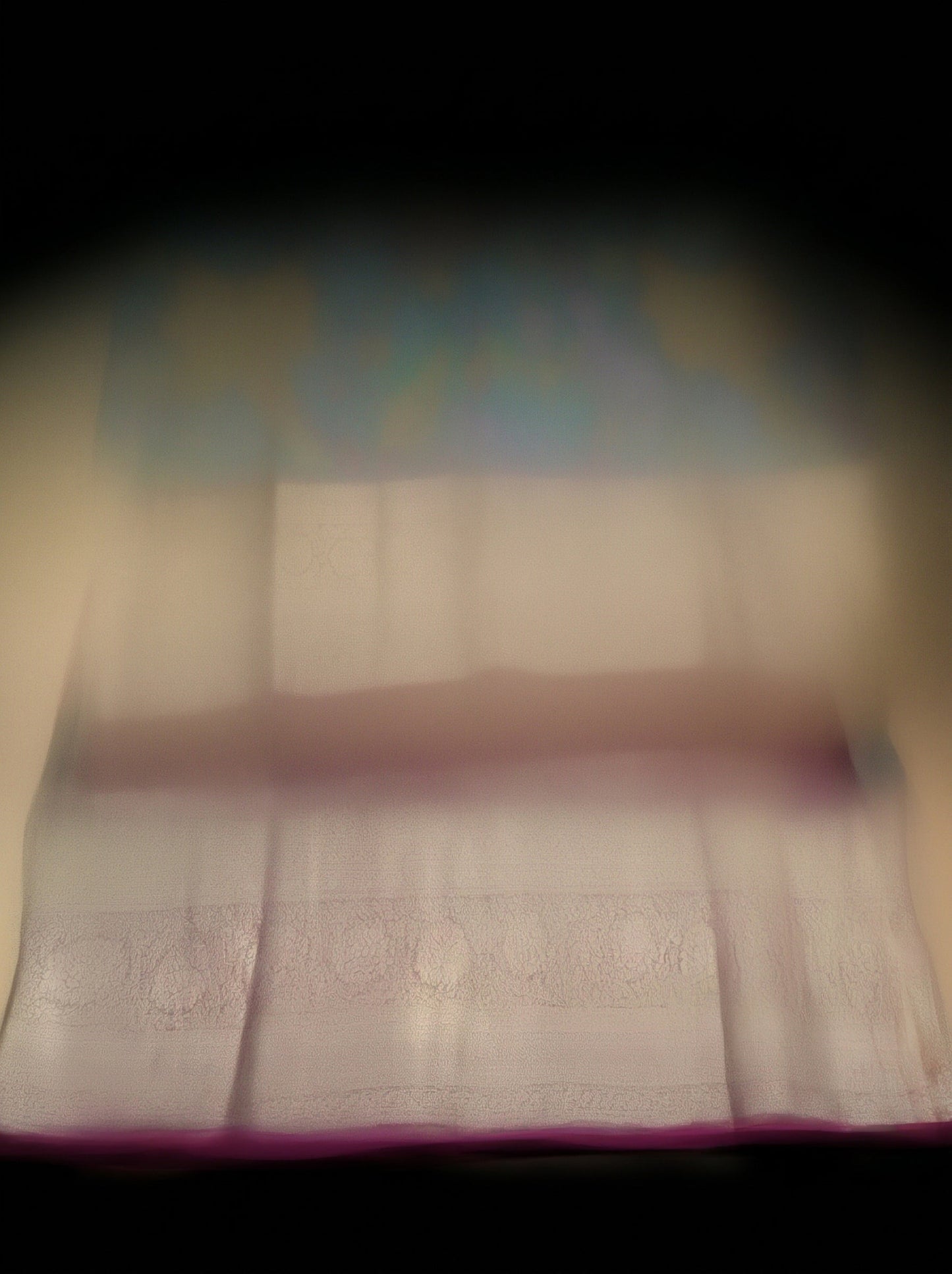 Green Purple Twilight Blend Handloom Saree