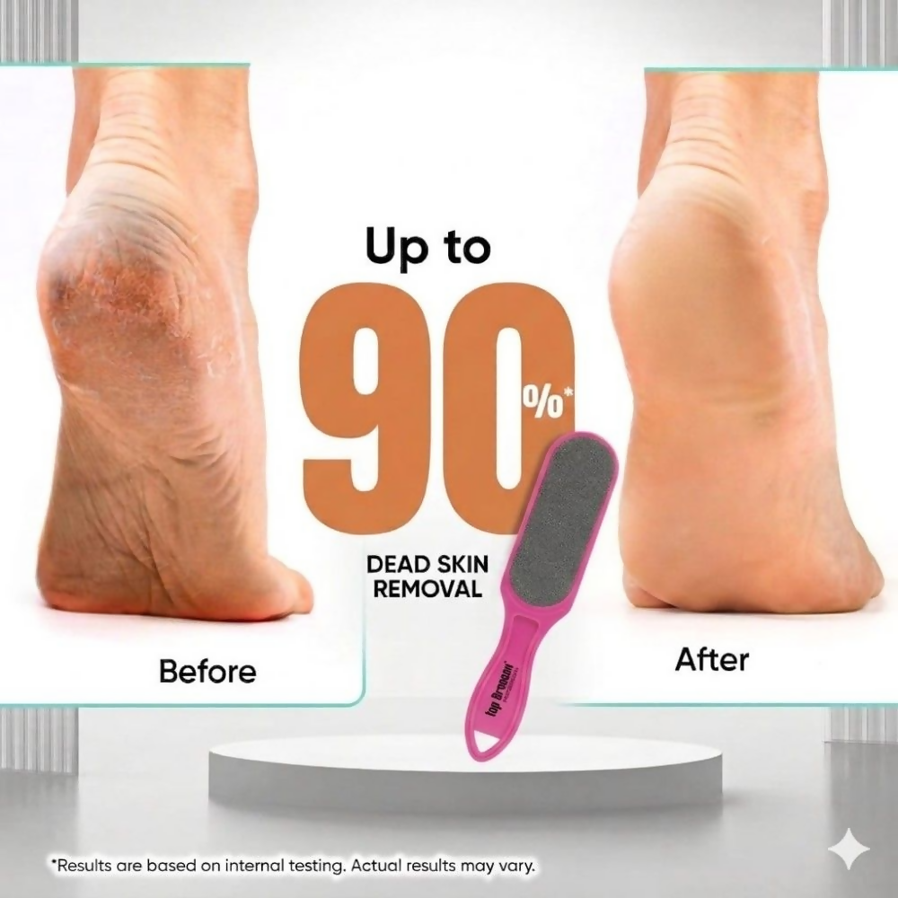 Bronson Professional Double Sided Emery Foot File Callus, Dead Skin Remover