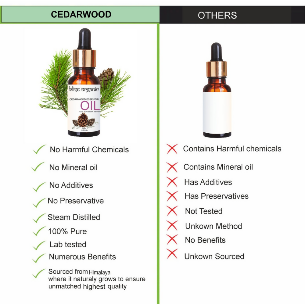 Blise organic Cedarwood Essential Oil