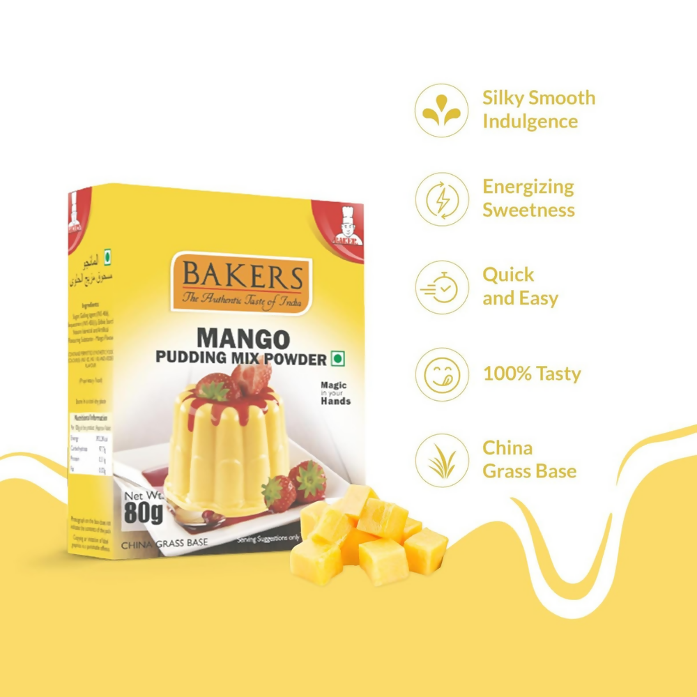 BAKERS Instant Pudding Mix - Mango Flavor