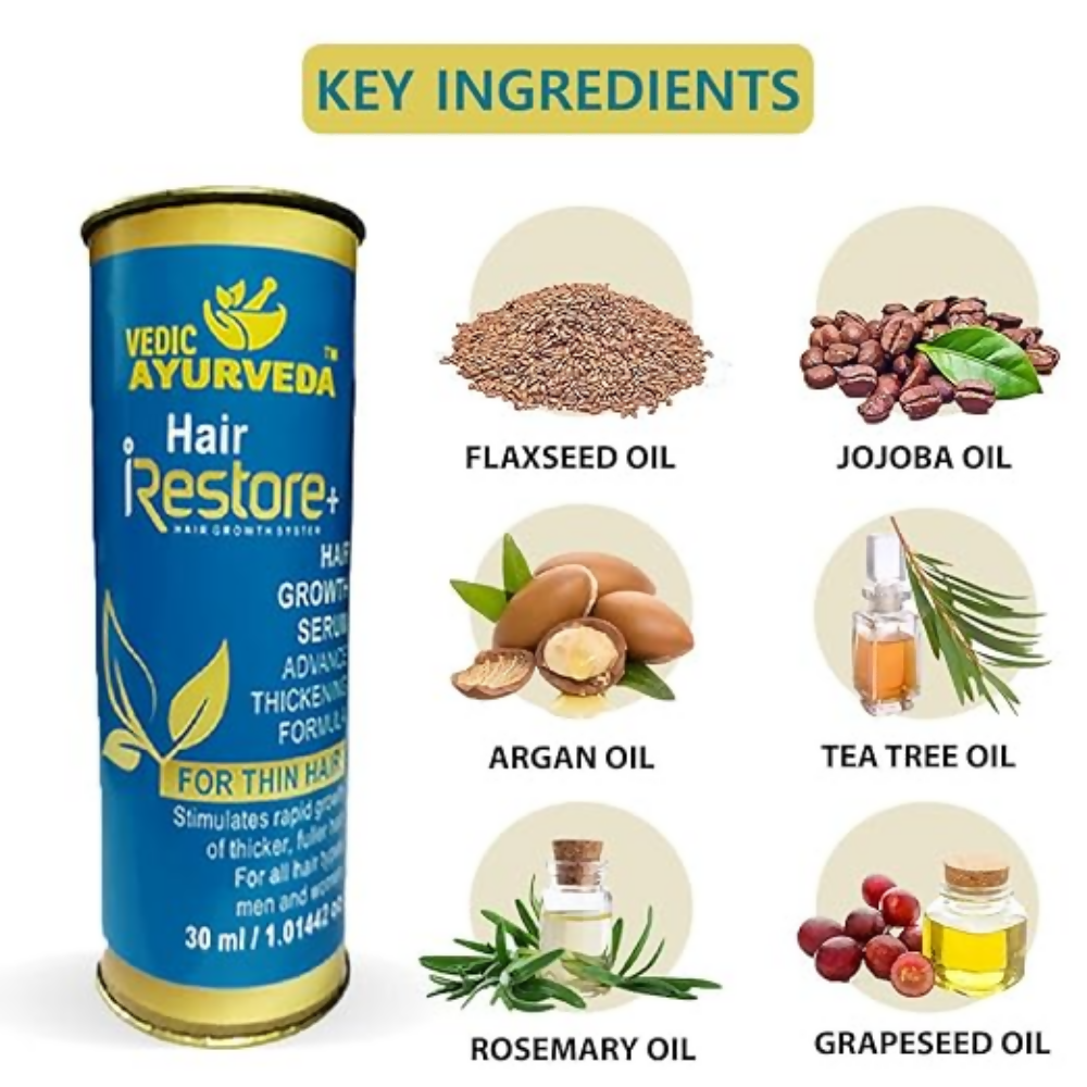 VedicAyurveda Hair Restore+ Serum Hair Growth Serum