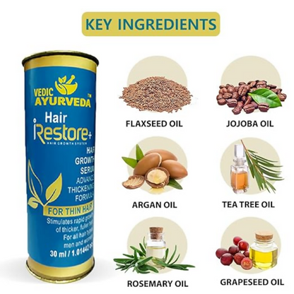 VedicAyurveda Hair Restore+ Serum Hair Growth Serum