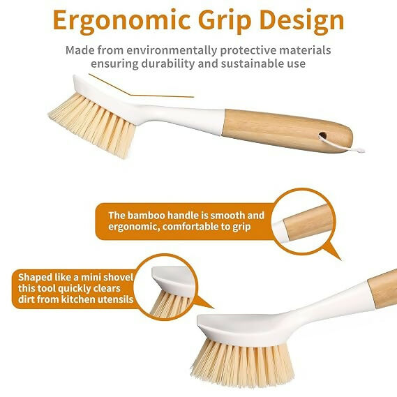 Not Available Bamboo Handle Dish Brush