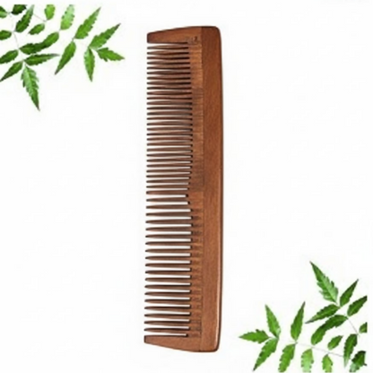 Bronson Professional Kacchi Neem Ayurvedic Wooden Comb