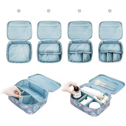 Bronson Professional Portable Dividers Travel Cosmetic Bag Organizer