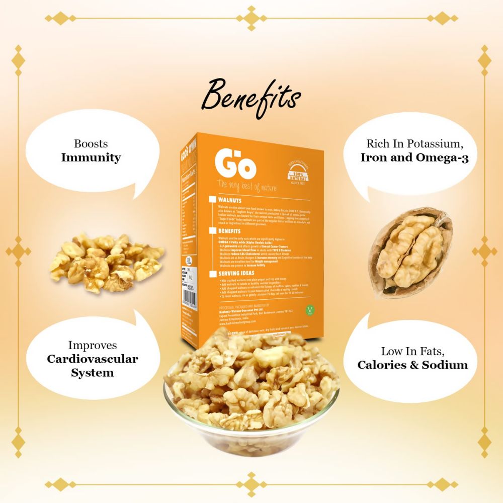 Go Organic Light Broken Walnut Kernels