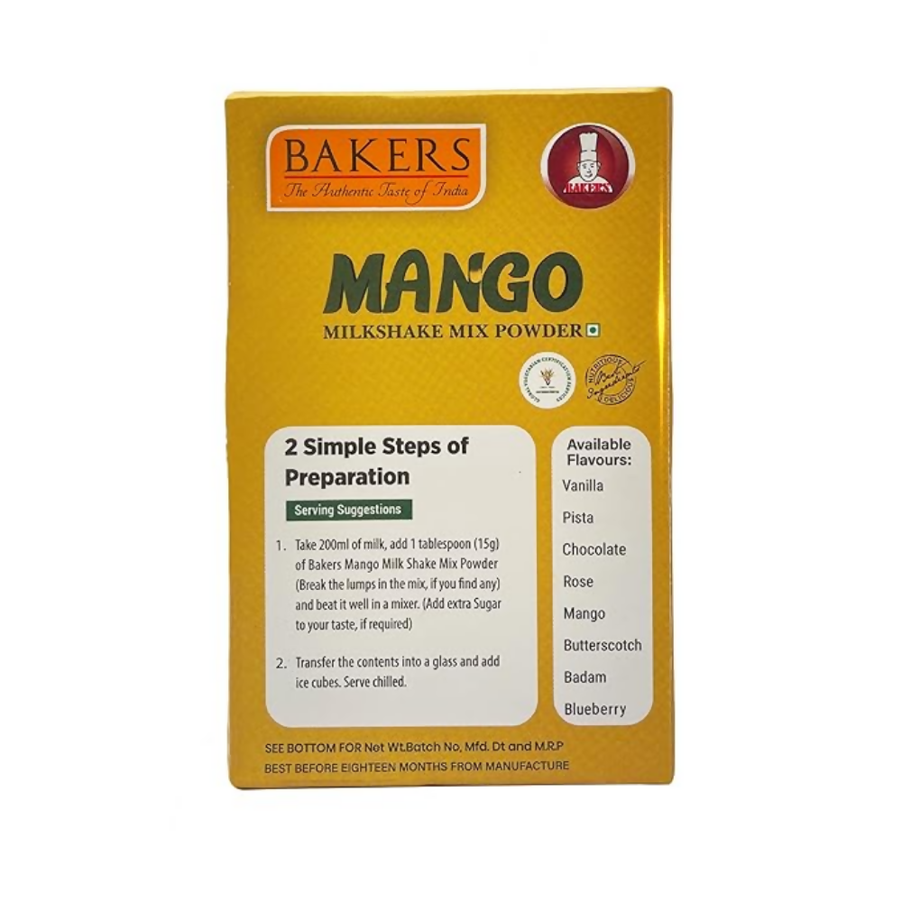 BAKERS Milk Shake Mix - Mango Flavour
