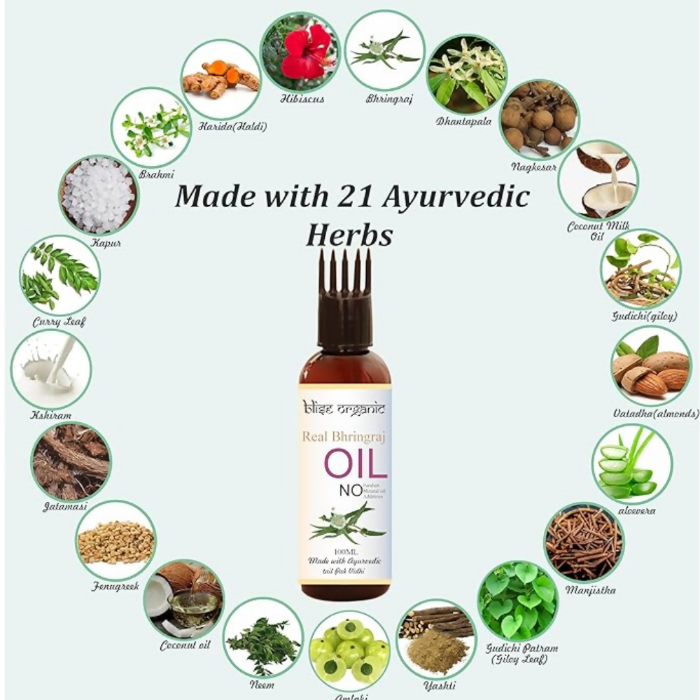 Blise organic Real Bhringraj oil