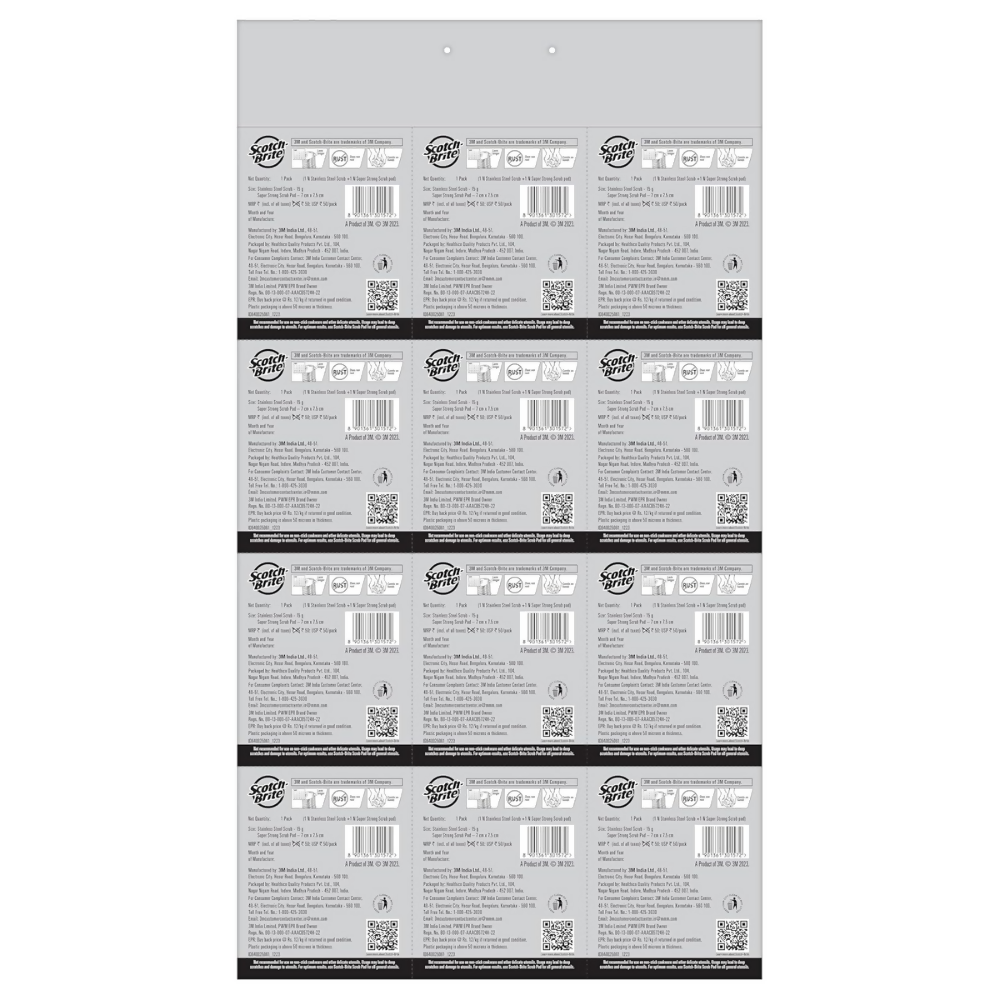 Scotch-Brite Steel Ball and Super Strong - Pack of 6