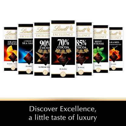 Lindt Excellence Orange Intense Dark Chocolate