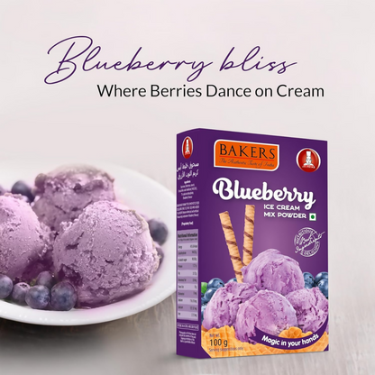 BAKERS Blueberry Ice Cream Powder