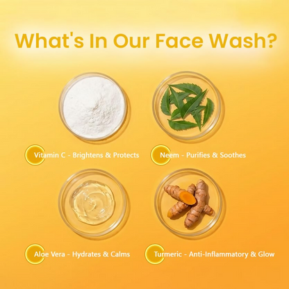 Milky Moon Vitamin C Face Wash for Brightening Face Cleanser