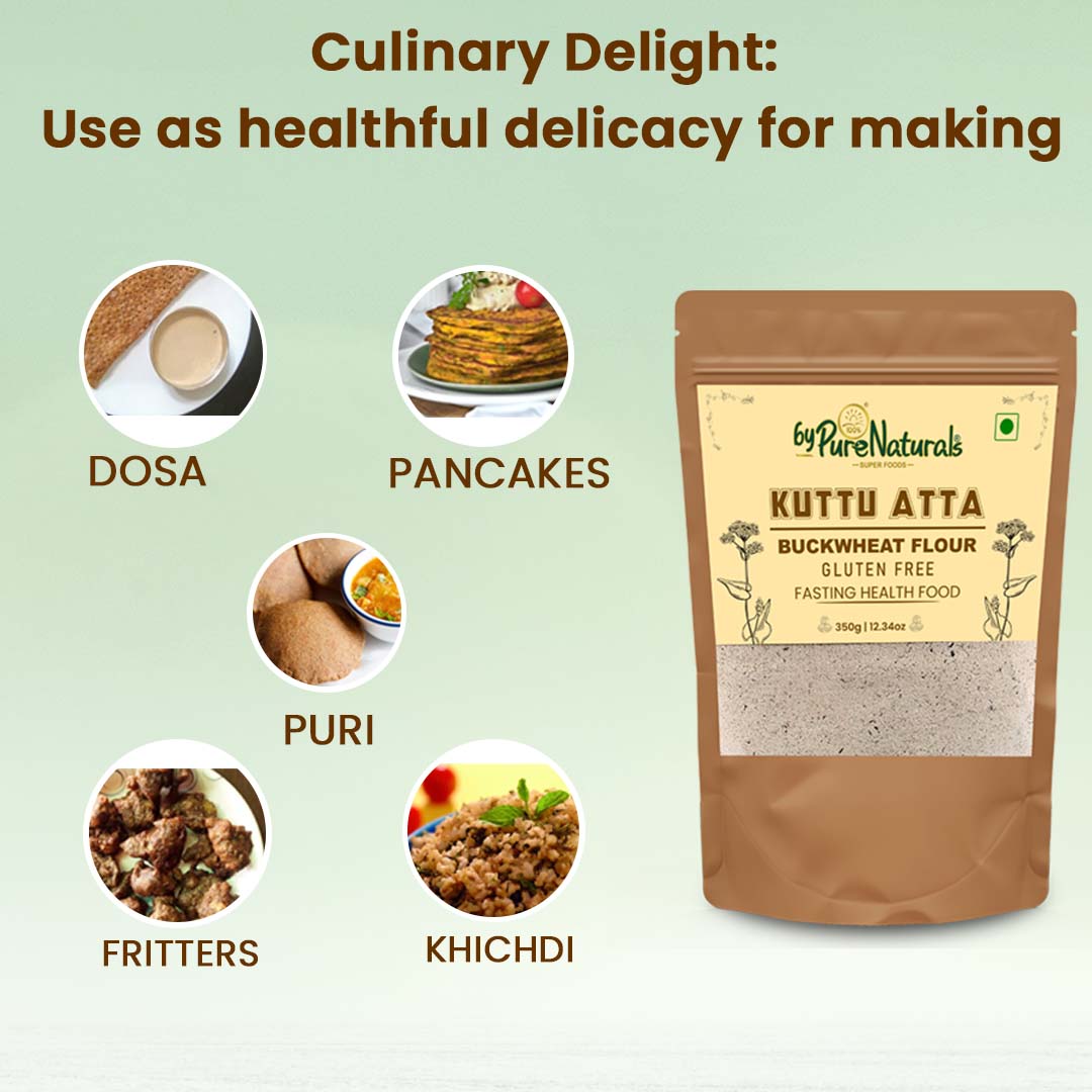 byPureNaturals Kuttu Vrat Atta (Buckwheat Flour)