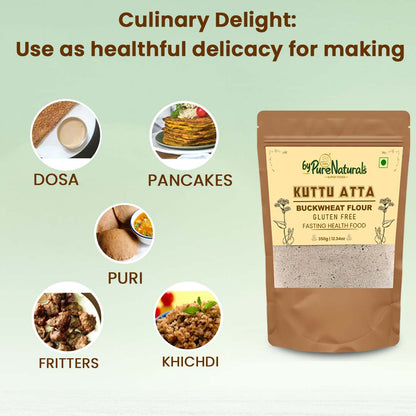 byPureNaturals Kuttu Vrat Atta (Buckwheat Flour)