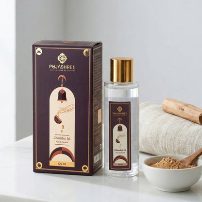 Pujashree Chandan Jal Natural Sandalwood Water Face Toner
