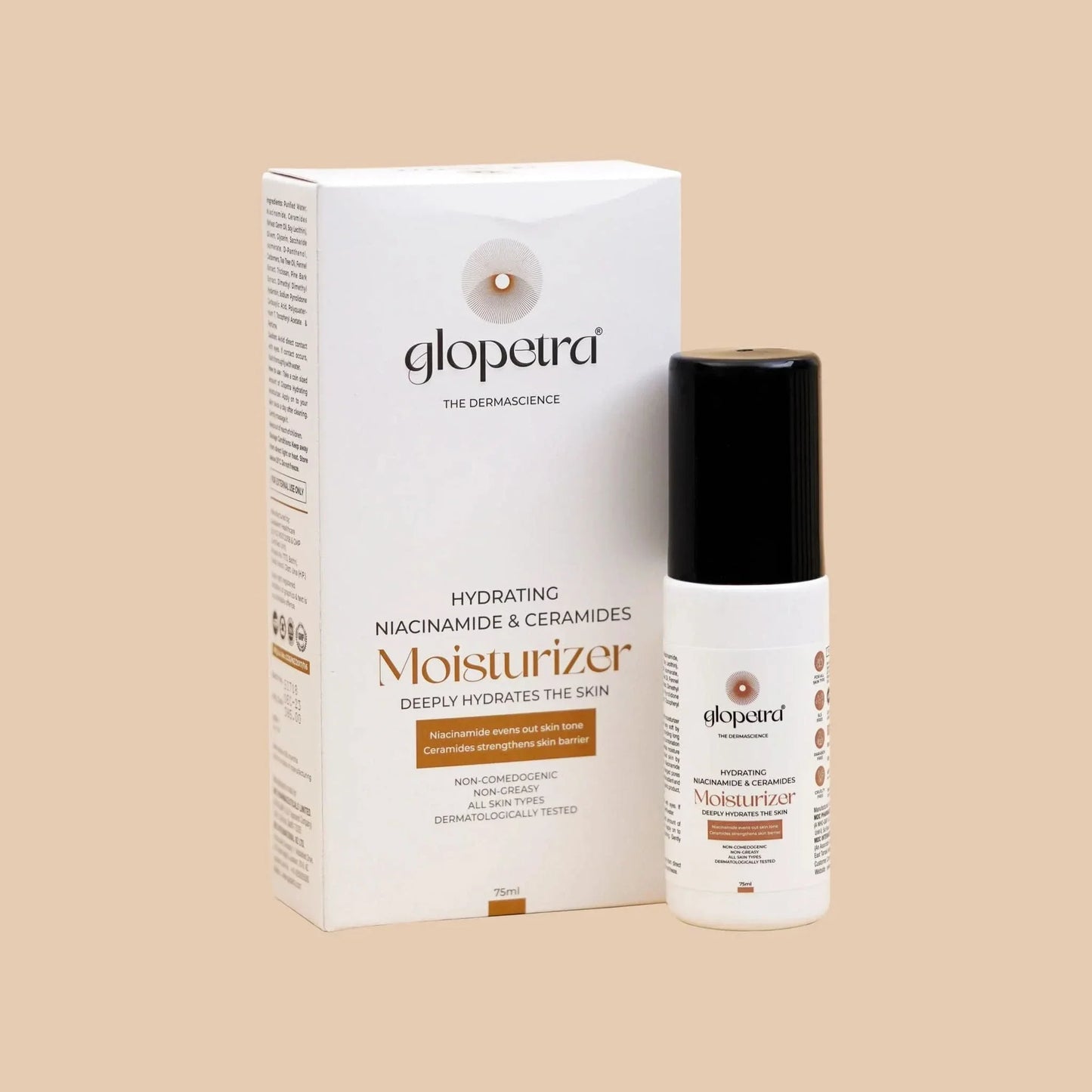 Glopetra Hydrating Niacinamide & Ceramides Moisturizer Deeply Hydrates The Skin