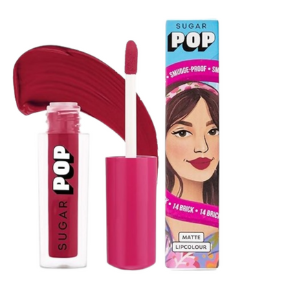 SUGAR POP Matte Lipstick - 14 Brick