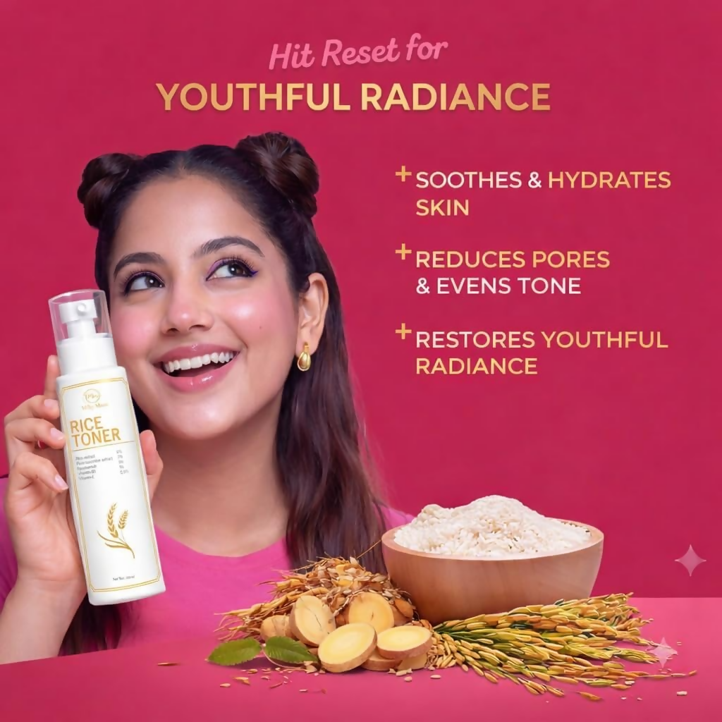 Milky Moon Rice Water Toner With Niacinamide & Cucumber