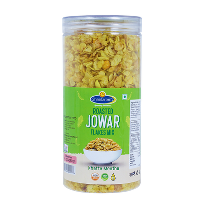 Punjabi Ghasitaram Halwai Jowar Flakes Mix Khatta Meetha