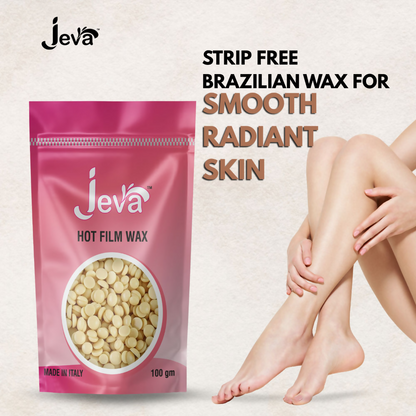 Jeva Hot Film Wax Natural Stripless Hard Wax Beads