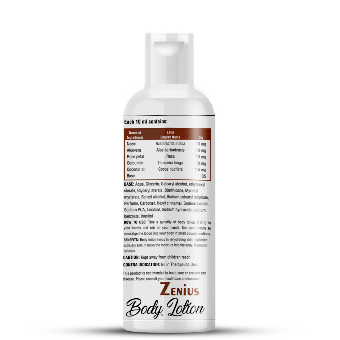 Zenius Body Lotion for Moisturizing & Soft Skin
