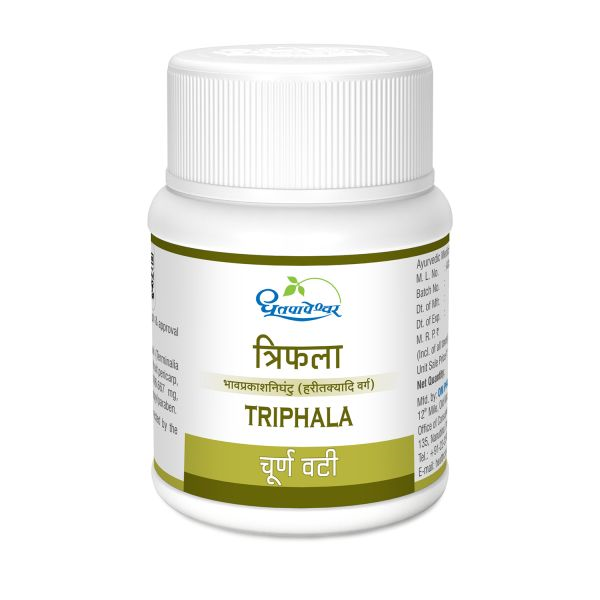 Dhootapapeshwar Triphala Choorna Vati