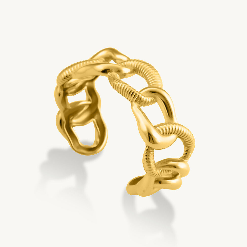 Bold Link Cuff Bracelet