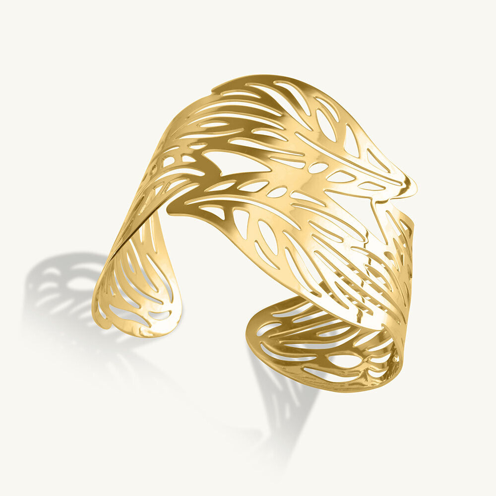 Gold Leaf Bracelet