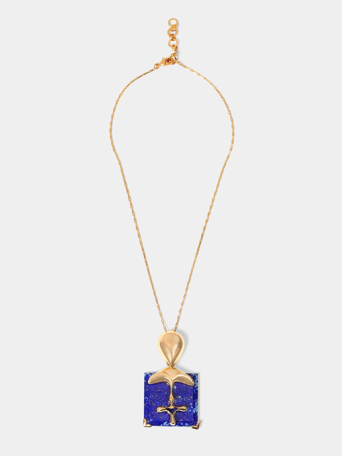 The XL Lazuli Sculpt Pendant Necklace